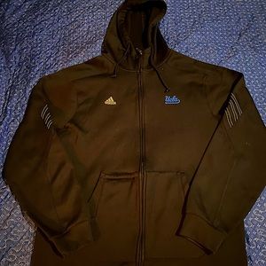 Vintage UCLA Adidas Hoodie Black Large
